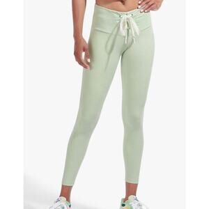 STAUD New Balance Lace Up Leggings Mint Green Small S